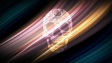 Картинка 3д графика horror ужас череп текстура