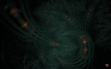 Картинка 3д графика fractal фракталы абстракция