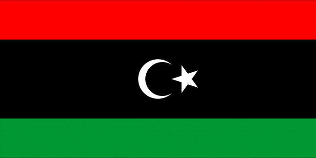 Обои картинки фото ливия, разное, флаги, гербы, зеленый, полумесяц, звезда, черный, красный