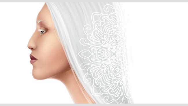 Обои картинки фото рисованные, люди, лицо, девушка