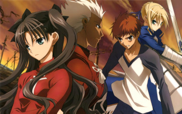 Картинка аниме fate stay night
