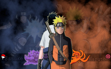 Картинка аниме naruto наруто саске