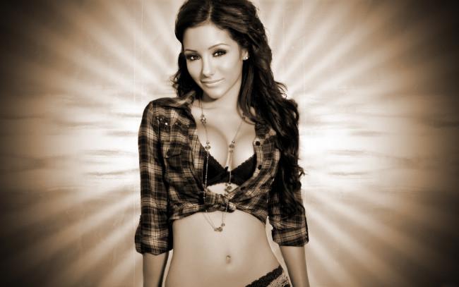 Обои картинки фото Melanie Iglesias, девушки, , , черно-белое, фото
