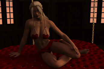 Картинка 3д+графика люди+ people девушка взгляд