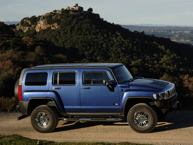 Обои картинки фото автомобили, hummer, h3, eu-spec