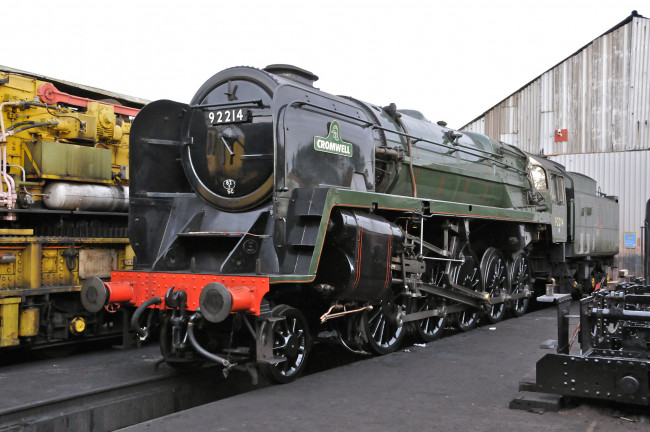 Обои картинки фото техника, паровозы, паровоз, рельсы, дорога, железная