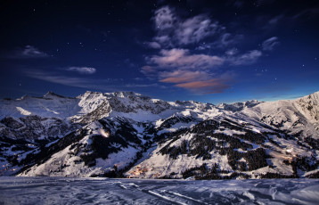 Картинка природа горы снег зима