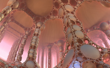 Картинка 3д+графика фракталы+ fractal узор лабиринт фрактал