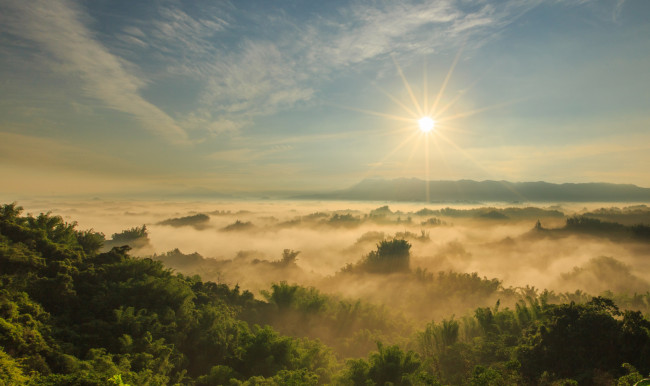 Обои картинки фото природа, восходы, закаты, рассвет