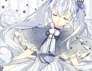 Картинка аниме vocaloid девушка