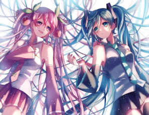 Картинка аниме vocaloid hatsune miku