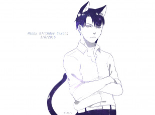 Картинка аниме shingeki+no+kyojin леви