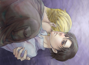 Картинка аниме shingeki+no+kyojin эрвин леви