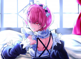 Картинка аниме re +zero+kara+hajimeru+isekai+seikatsu рам