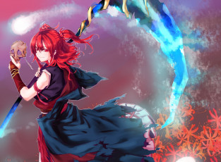 Картинка аниме touhou девушка