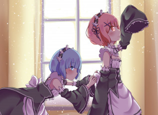 Картинка аниме re +zero+kara+hajimeru+isekai+seikatsu рем рам