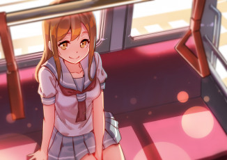 Картинка аниме love+live +school+idol+project девушка