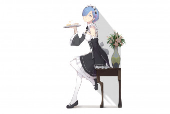 Картинка аниме re +zero+kara+hajimeru+isekai+seikatsu рем