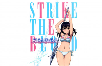 обоя аниме, strike the blood, девушка, юкина