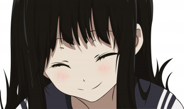 Картинка hyouka аниме фон взгляд девушка
