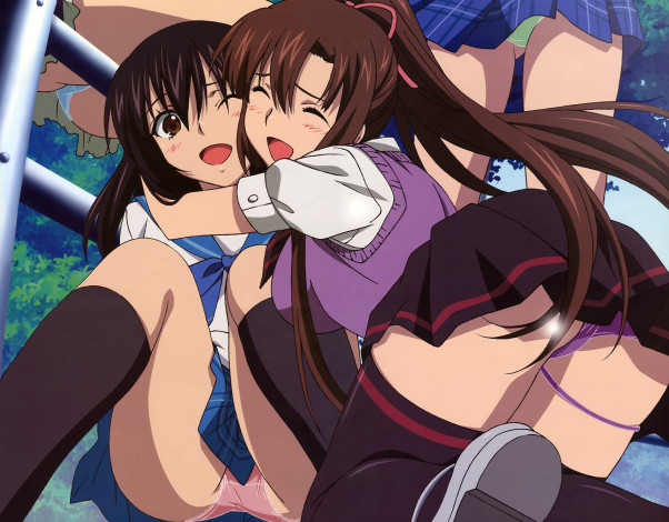 Обои картинки фото аниме, strike the blood, девушки