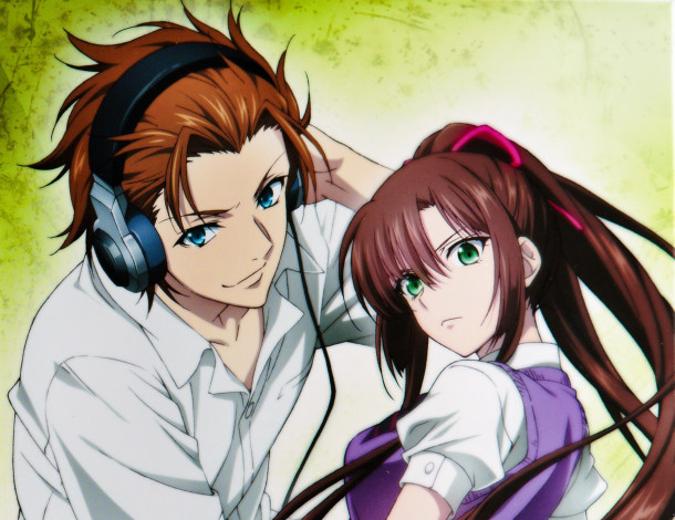 Обои картинки фото аниме, strike the blood, парень, девушка