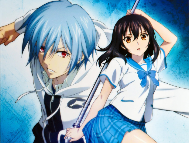 Обои картинки фото аниме, strike the blood, юкина, коджо