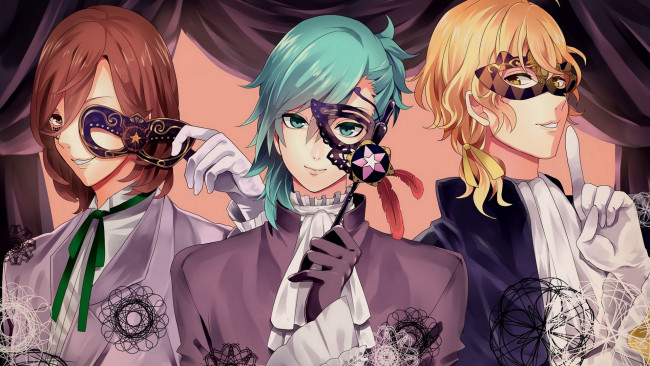 Обои картинки фото аниме, uta no prince-sama, парни