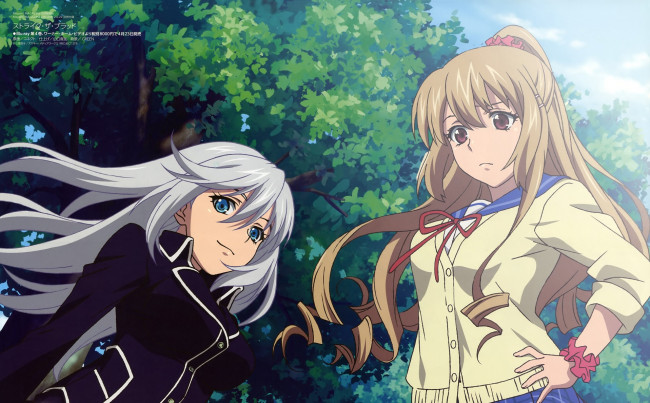 Обои картинки фото аниме, strike the blood, девушки