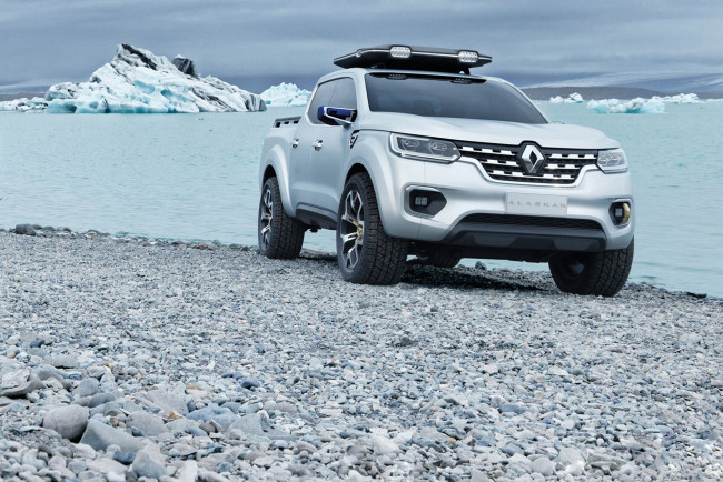 Обои картинки фото renault alaskan concept 2016, автомобили, renault, alaskan, concept, 2016, джип, внедорожник