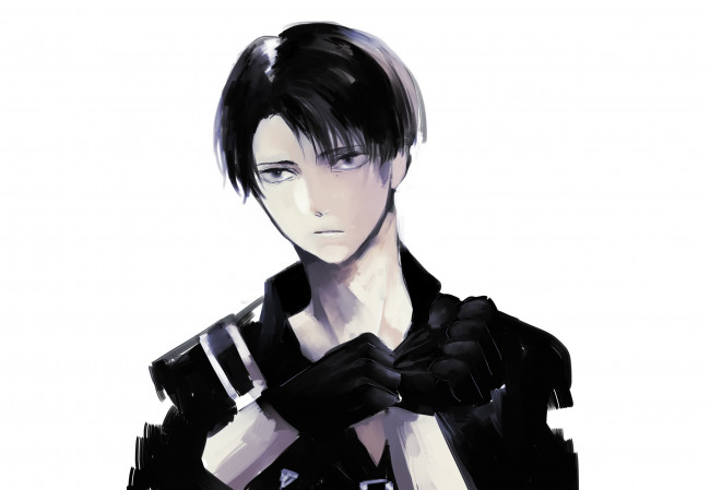 Обои картинки фото аниме, shingeki no kyojin, леви