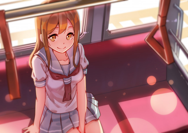 Обои картинки фото аниме, love live,  school idol project, девушка