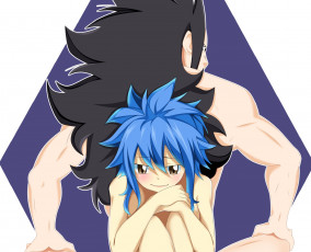 Картинка аниме fairy+tail гаджил леви