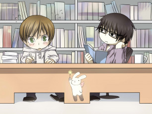 Картинка аниме sekai+ichi+hatsukoi парни