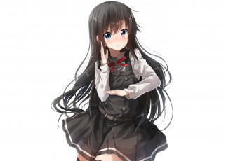 Картинка аниме kantai+collection взгляд фон девушка