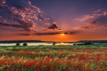 Картинка природа восходы закаты простор