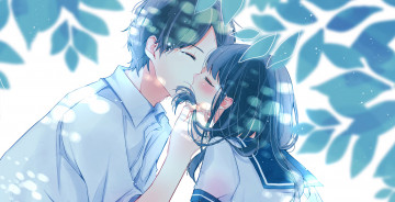 Картинка аниме unknown +другое поцелуй