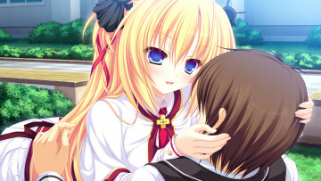 Картинка аниме lunaris+filia двое