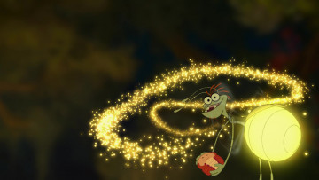 Картинка мультфильмы the+princess+and+the+frog светлячок насекомое
