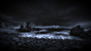 Картинка природа побережье море камни