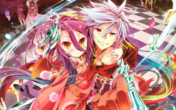 обоя аниме, no game no life, нет, игры, жизни