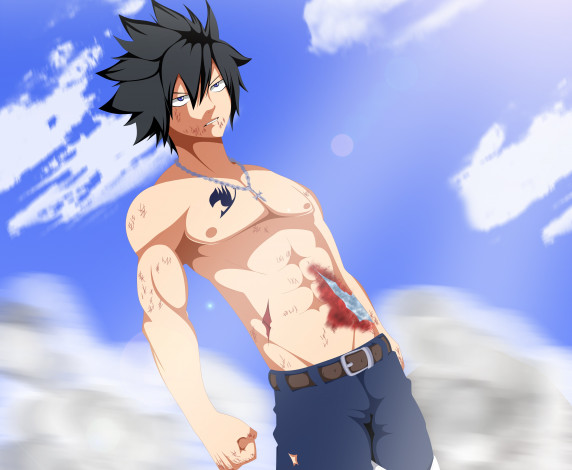 Обои картинки фото аниме, fairy tail, хвост, феи