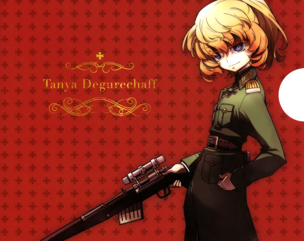Обои картинки фото аниме, youjo senki, tanya, degurechaff