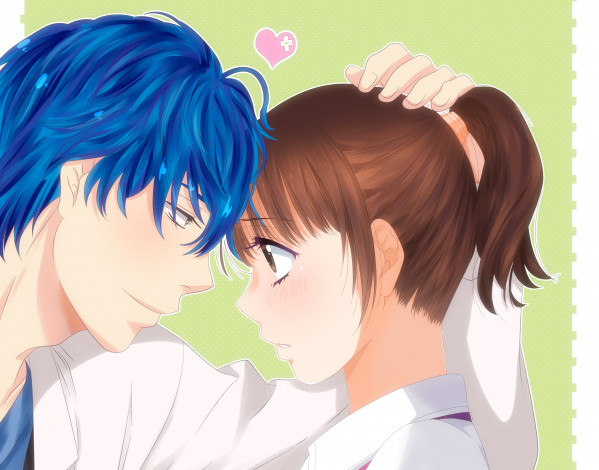 Обои картинки фото koi tsuzuku yo dokomade mo, аниме, koi suru kimochi no kasanekata, двое