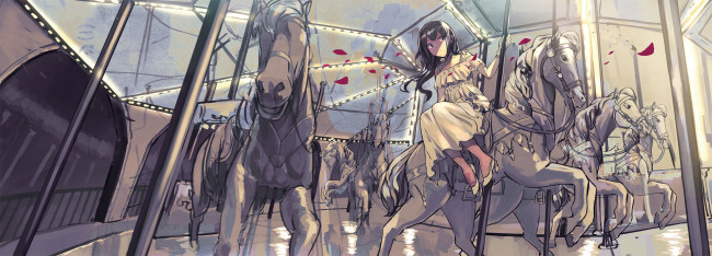 Обои картинки фото аниме, unknown,  другое, девушка