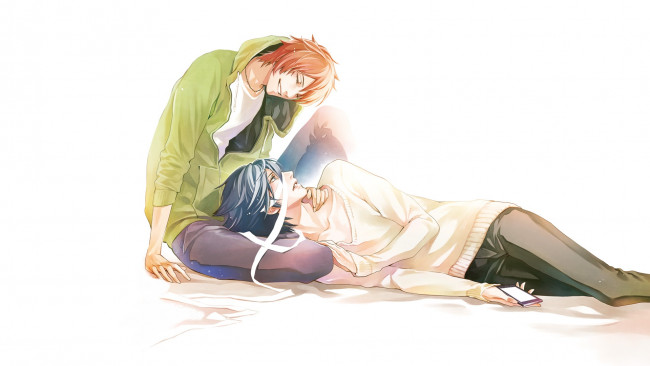 Обои картинки фото аниме, uta no prince-sama, поющий, принц