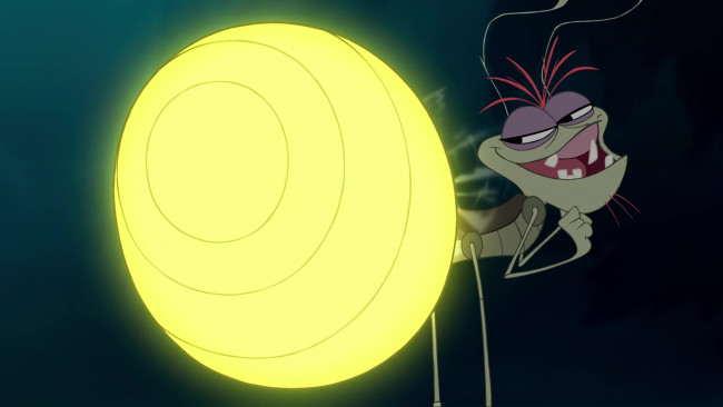 Обои картинки фото мультфильмы, the princess and the frog, светлячок, насекомое