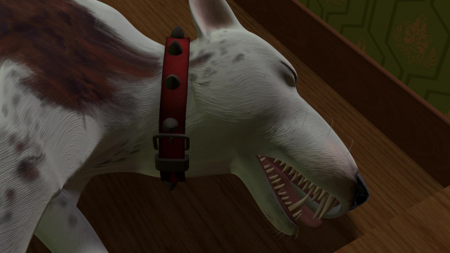 Обои картинки фото мультфильмы, toy story, ошейник, сон, морда, собака