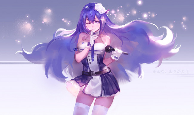 Обои картинки фото аниме, unknown,  другое, девушка