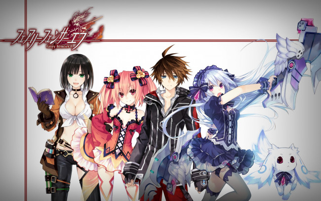 Обои картинки фото аниме, hyperdimension neptunia, asian, japanese, oriental, asiatic, oppai, kanji, lolita